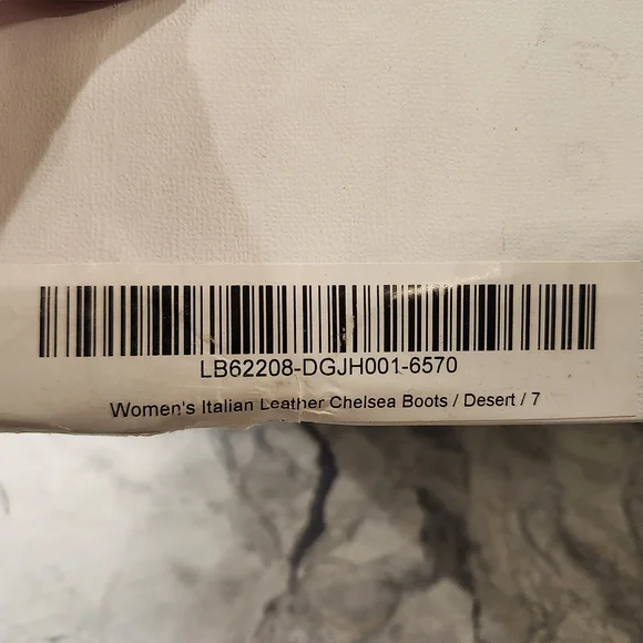 Quince Elegant Tan Italian Leather Suede Ankle Chelsea Boots Size 7 New - Picture 5 of 5